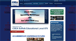 Desktop Screenshot of csea870.org